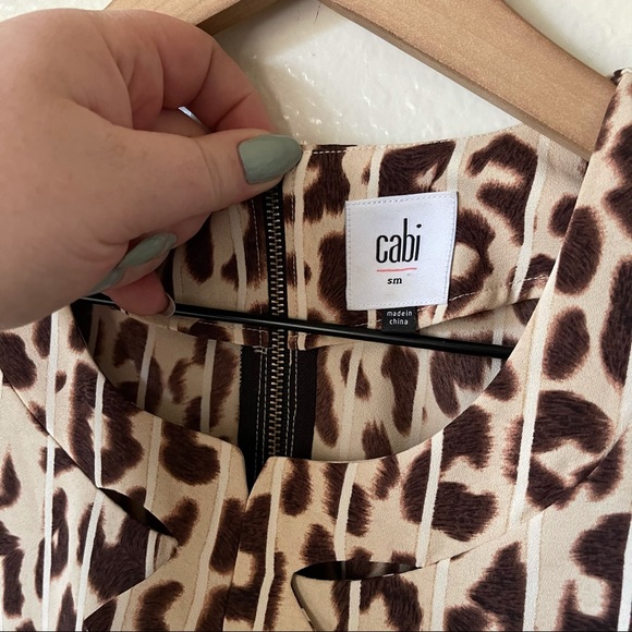 Cabi | Ginger Leopard Print Tank - Picture 3 of 7